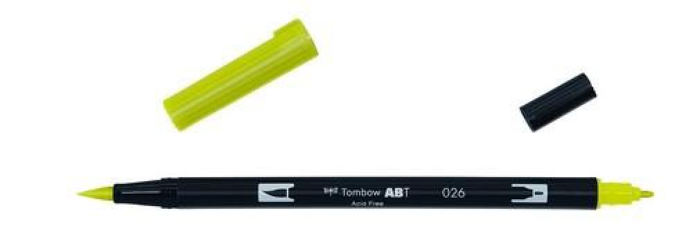 Tombow ABT dubbele brushpen yellow gold ABT-026