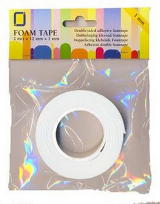 Foam tape 0,5 mm dubbelzijdig 2 MT 1 RL 3.3005