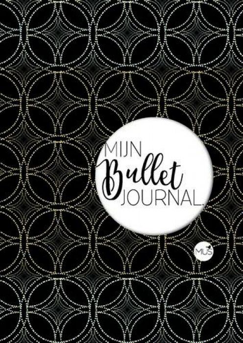 Mijn bullet journal zwart goud POCKET - nl 55x114x14 mm