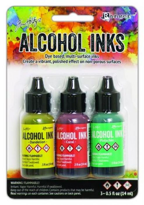 Ranger Alcohol Ink Kits Key West 3x15 ml TAK58748 Tim Holz