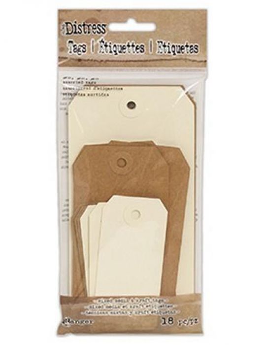 Ranger Distress Tag Assortment 18 st TDA55341 Tim Holtz