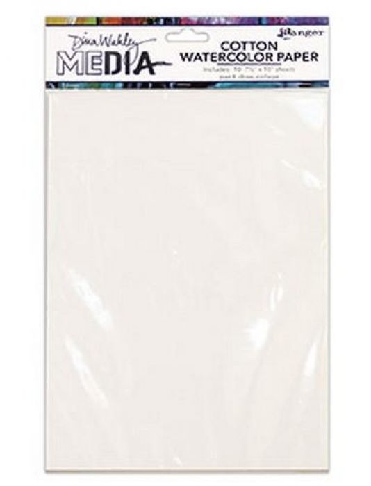 Ranger Media Cotton Watercolor Paper Pack MDJ59646 Dina Wakley