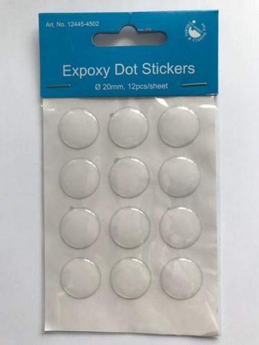 Epoxy DOT-stickers 20 mm 12st 12445-4502