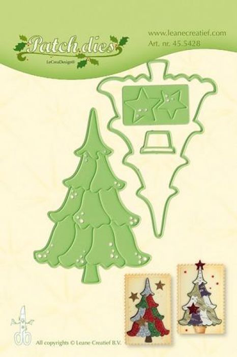LeCrea - Lea’bilitie Patch die Christmas tree snij, emb. mal 45.5428