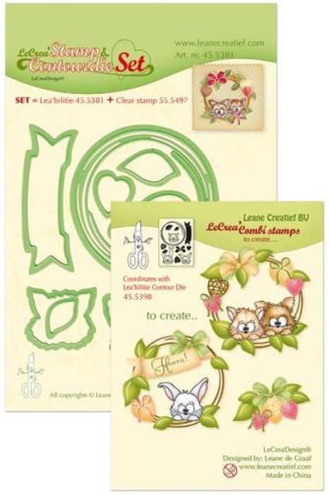 LeCrea - Lea’bilitie Set met Cont. mal, clearst. Wreath,pets 45.5381