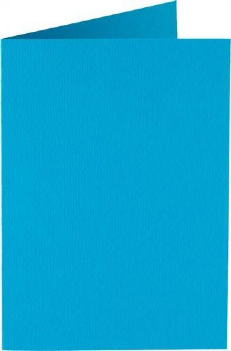 Papicolor Dub. kaart vierk. 13,2cm hemelsblauw 200gr-CV 6 st 310949 - 132x132 mm