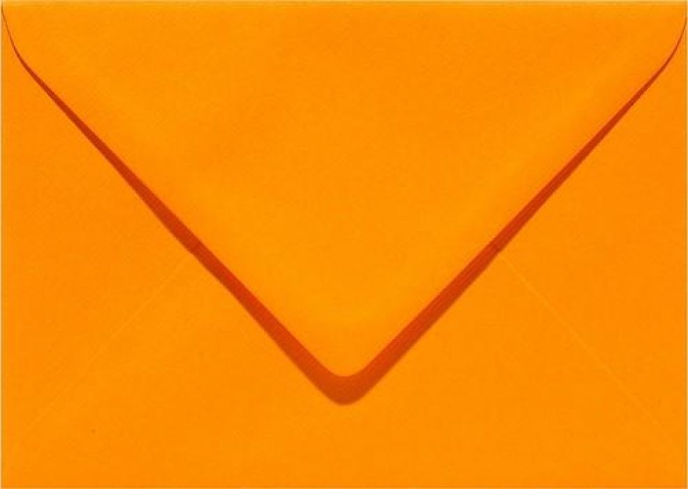 Papicolor Envelop C6 oranje 105gr-CV 6 st 302911 - 114x162 mm