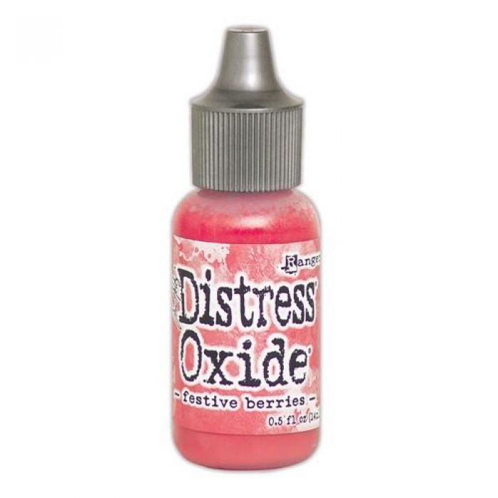 Ranger Distress Oxide Re- Inker 14 ml - Festive Berries TDR57055 Tim Holtz