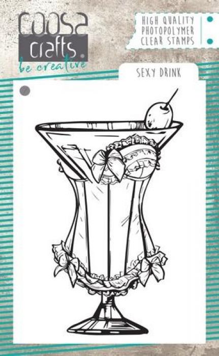 COOSA Crafts clearstamps A7 - Sexy Drink A7 COC-066