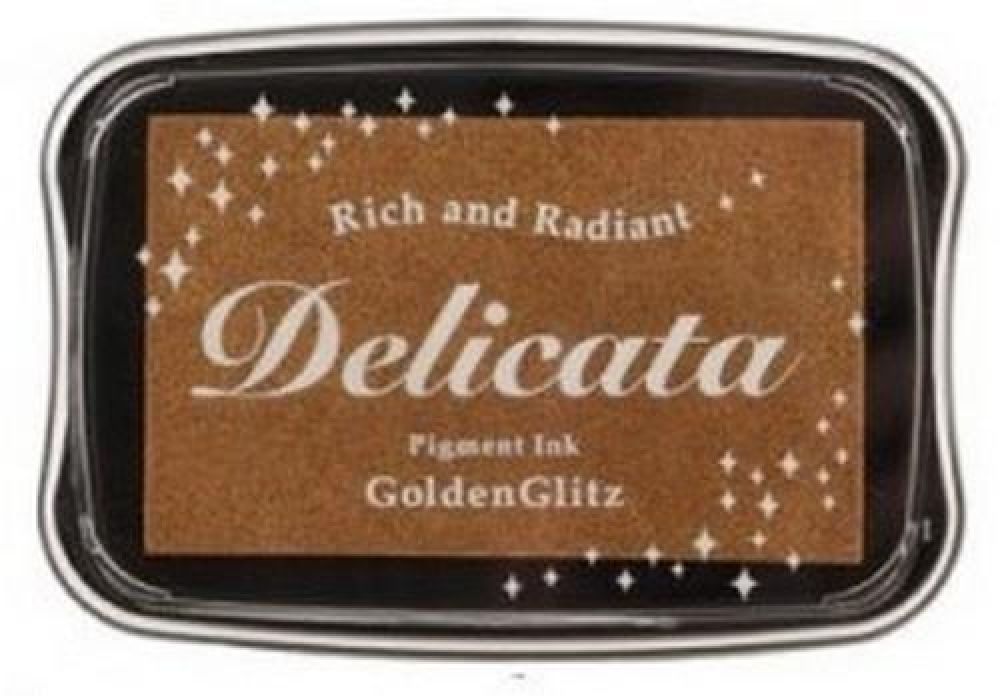 Delicata inktkussen Metallic Golden Glitz DE-000-191