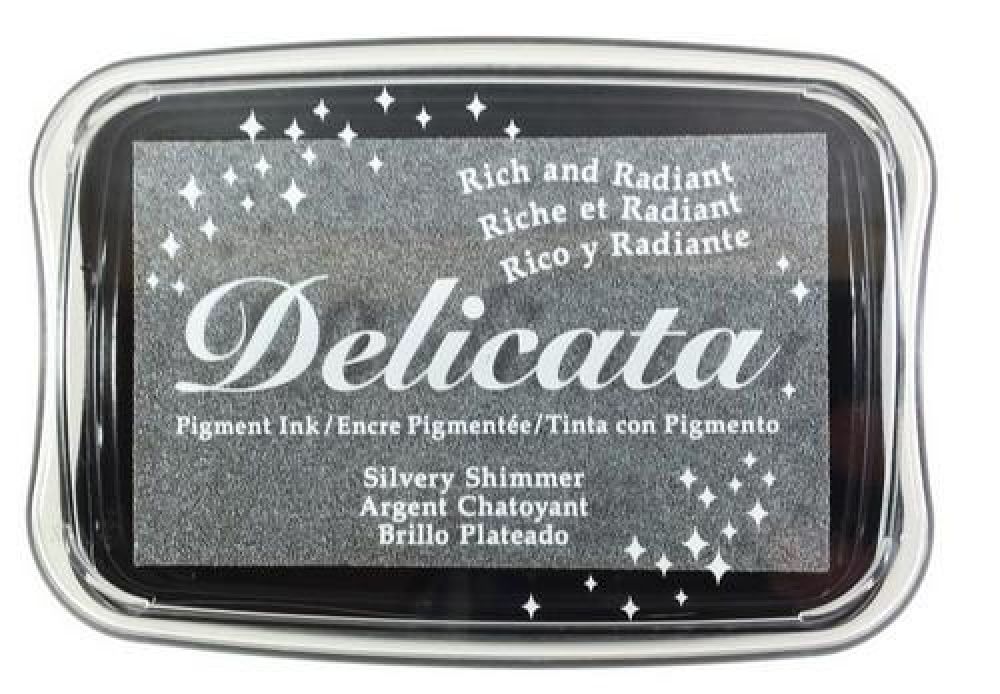 Delicata inktkussen Metallic Silvery Shimmer DE-000-192