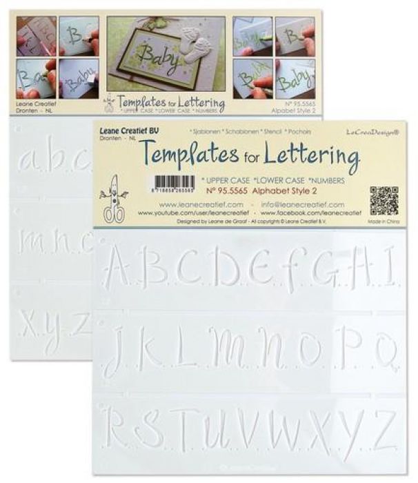 LeCrea - Templates for Handlettering alfabet stijl 2 95.5565