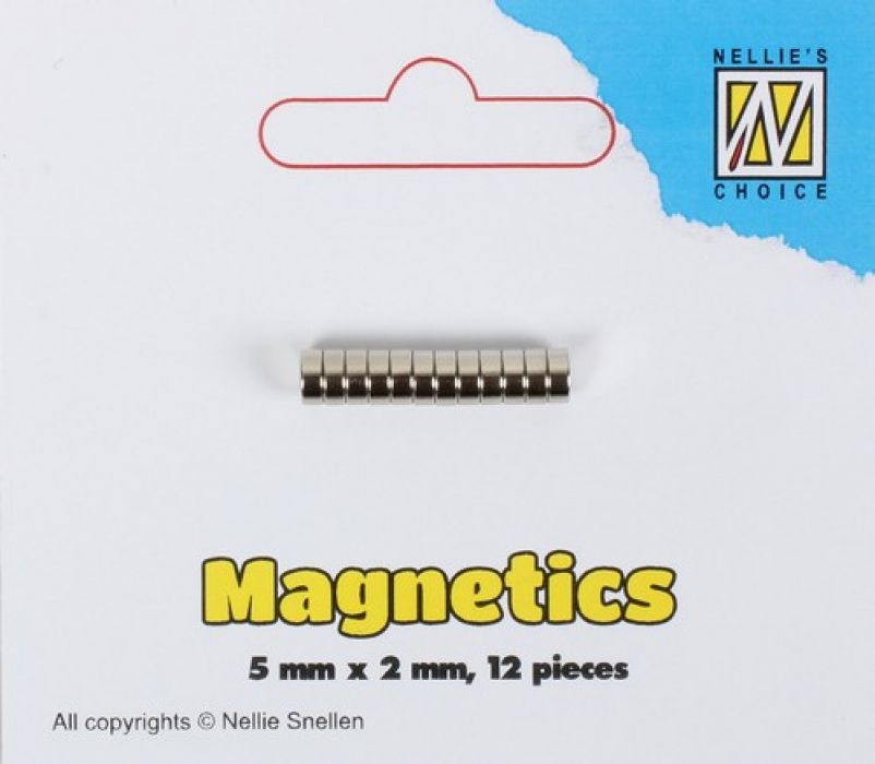 Nellie`s Choice Magneten Ø 5x2mm 12 st STBM002 5x2mm