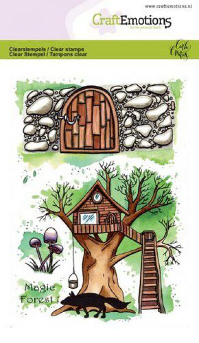 CraftEmotions clearstamps A6 - Magic Forest 1 Carla Creaties