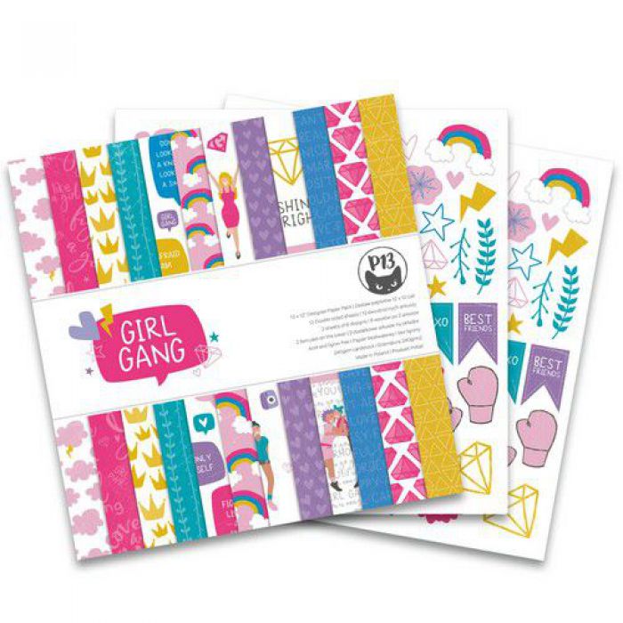 Piatek13 - Paper pad Girl Gang 12x12 P13-GRL-08