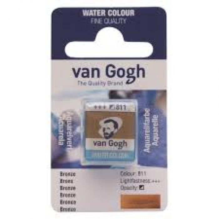 V.Gogh Aquarel half napje brons 811