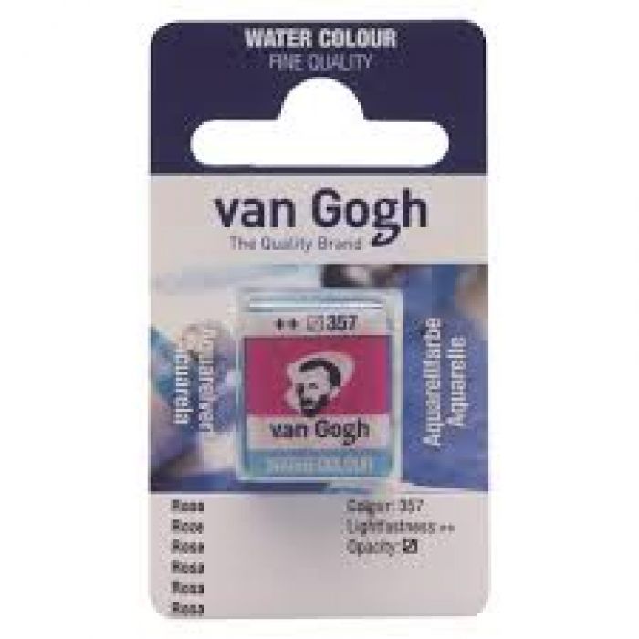 V.Gogh Aquarel half napje rose  357