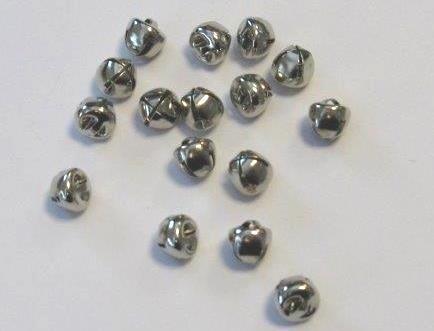 Kerst Belletjes Zilver 8 Mm 16 St