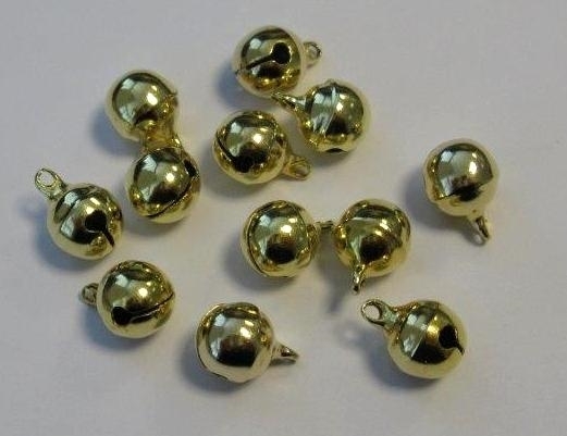 Sieraden Belletjes Goudkleur 10 Mm 12 St