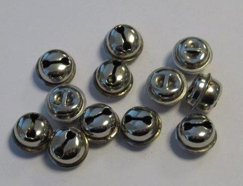 Kattebelletjes Zilver 13 Mm 12 St