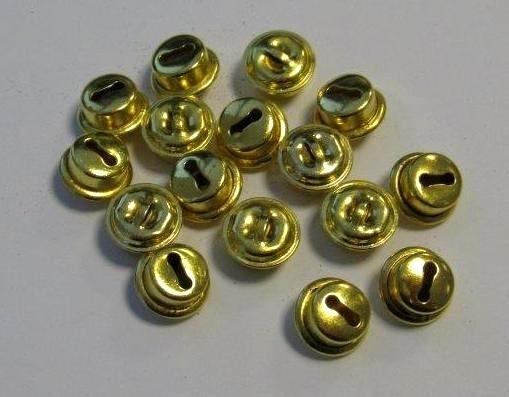 Kattebelletjes Goudkleur 10 Mm 16 St