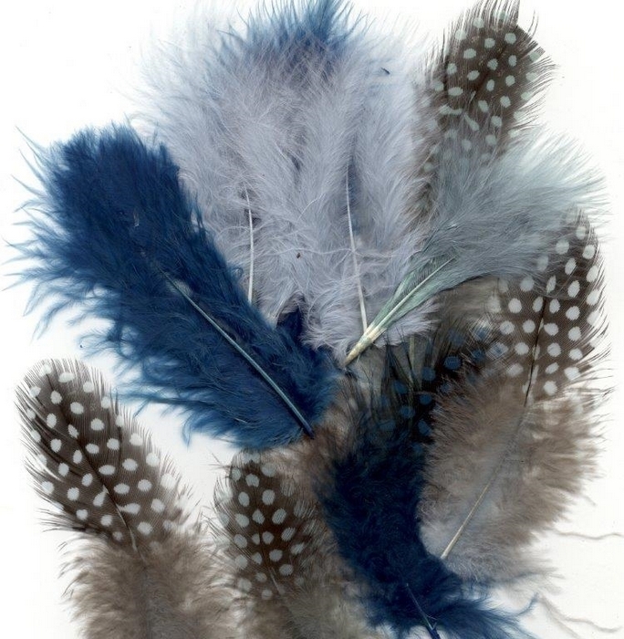 Marabou&guinea Mix Ocean 18