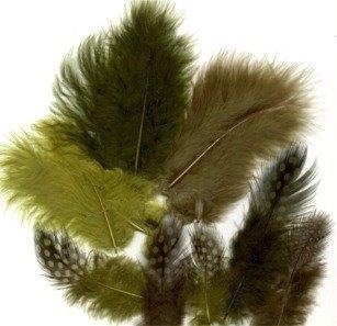 Veren Marabou&guinea Mix Forest 18 St