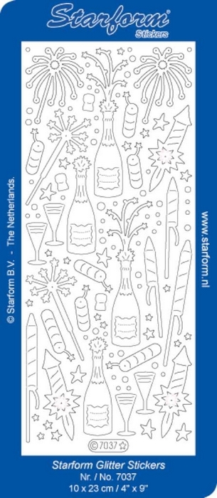 Fireworks 2 Glitter goud zilver
