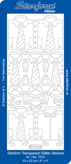 Stickers 3d Design: Men's Shirt zilver