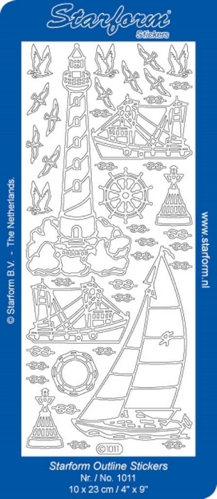 Stickers Maritime: Miscellaneous 2 zilver