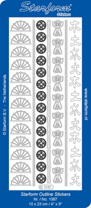 Stickers Oriental: Decoration goud