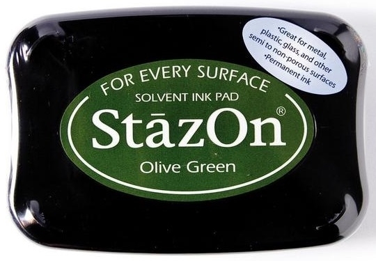 Stazon inktkussen Olive green