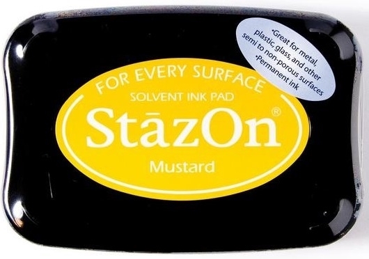 Stazon inktkussen Mustard
