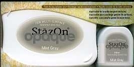 Stazon inktkussen set opaque Mist gray