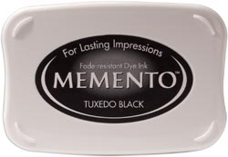 Memento inktkussen Tuxedo black