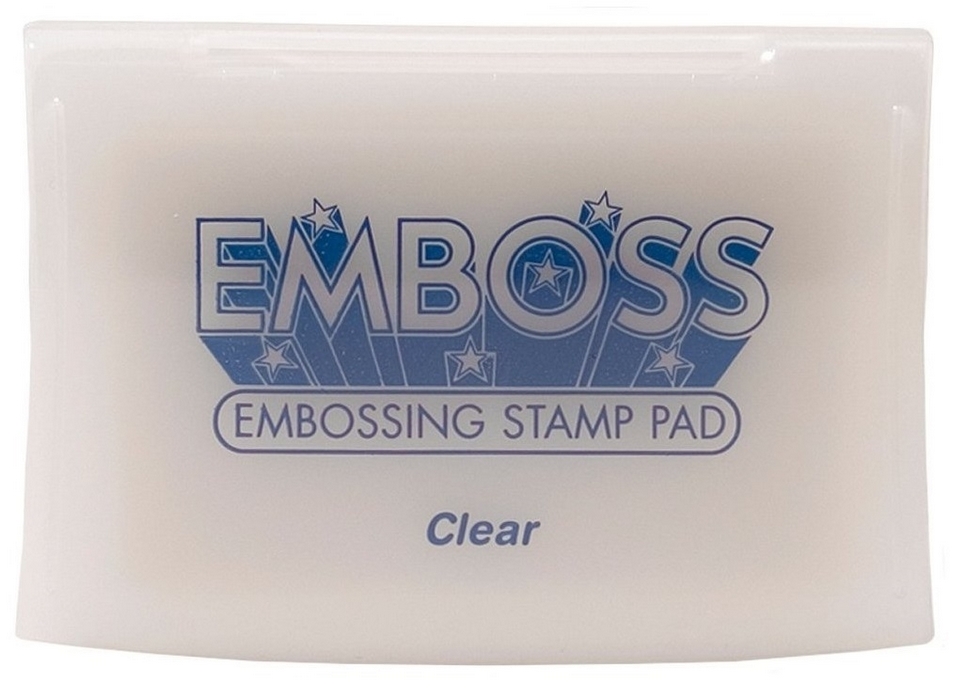 Emboss ink pad clear