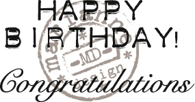 Stempel Congratulations