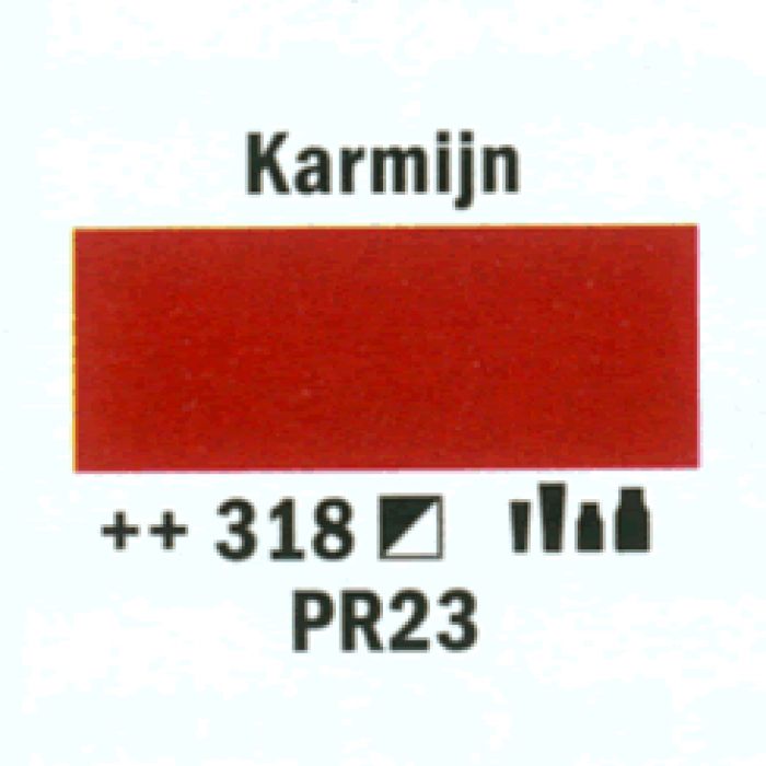 Amsterdam Acrylverf tube 120 ml Karmijn 318