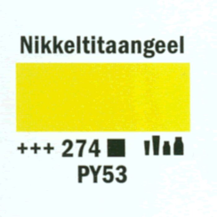 Amsterdam Acrylverf tube 120 ml Nikkeltitaangeel 274