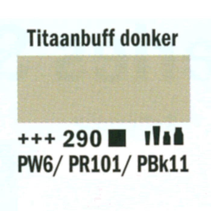 Amsterdam Acrylverf tube 120 ml Titaanbuff donker 290