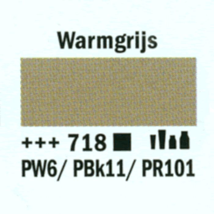 Amsterdam Acrylverf tube 120 ml Warmgrijs 718