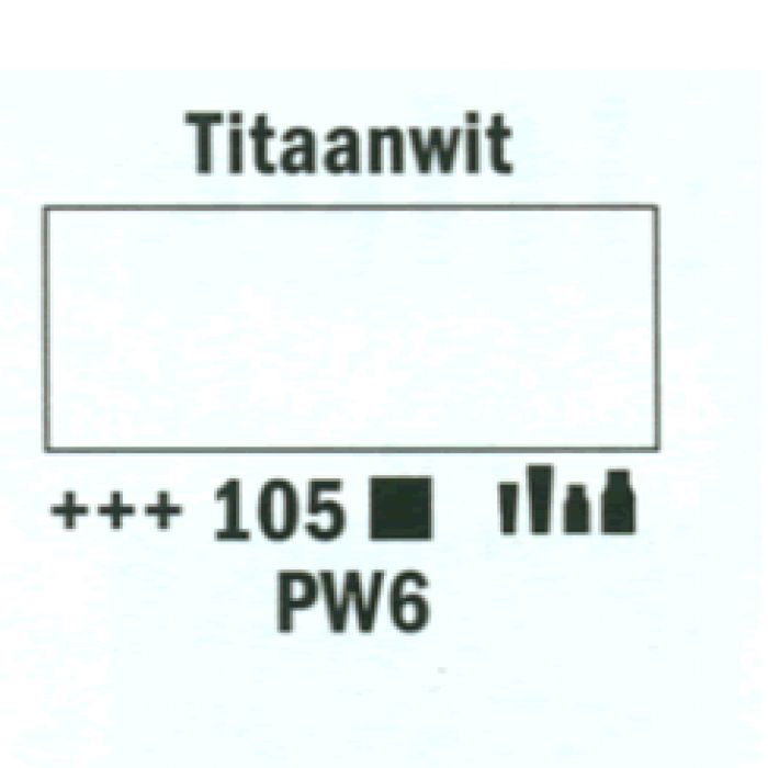 Amsterdam Acrylverf tube120 ml Titaanwit  105