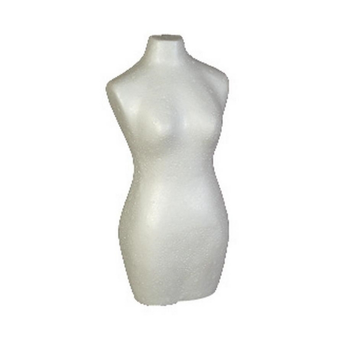 Styropor torso volvorm 25 cm 