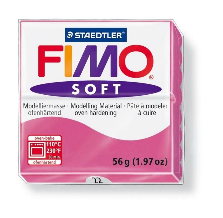 Fimo Soft Framboos 56gr