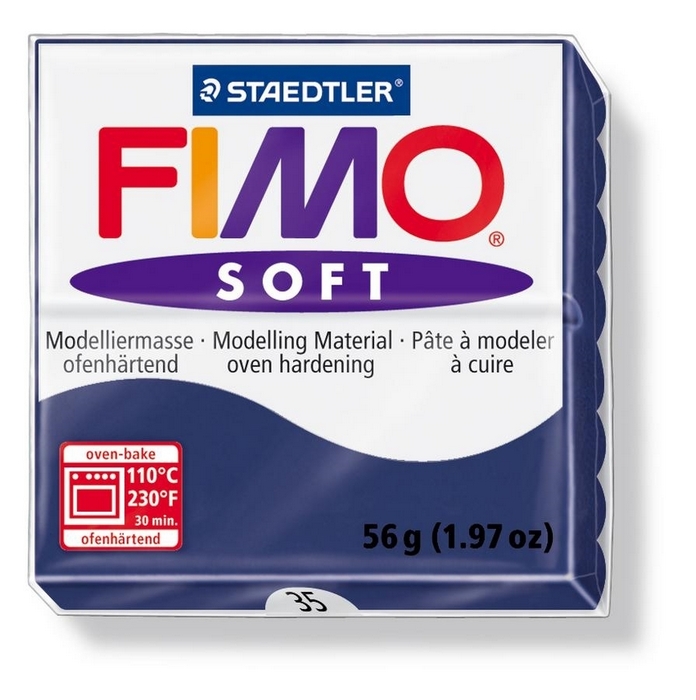 Fimo Soft Windsor Blauw 56gr