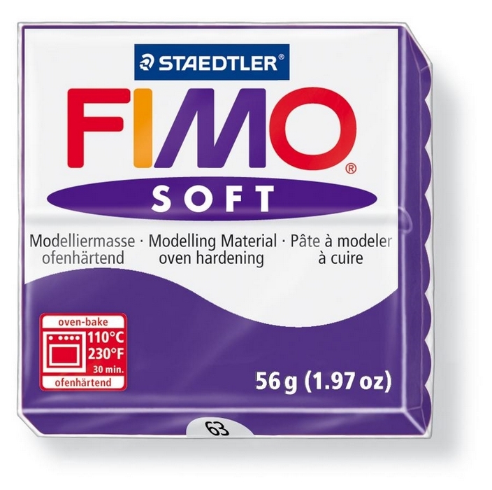 Fimo Soft Pruim 56gr