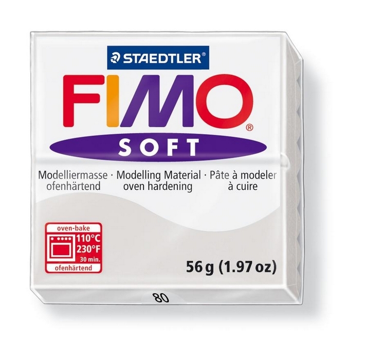 Fimo Soft Dolfijngrijs 56gr