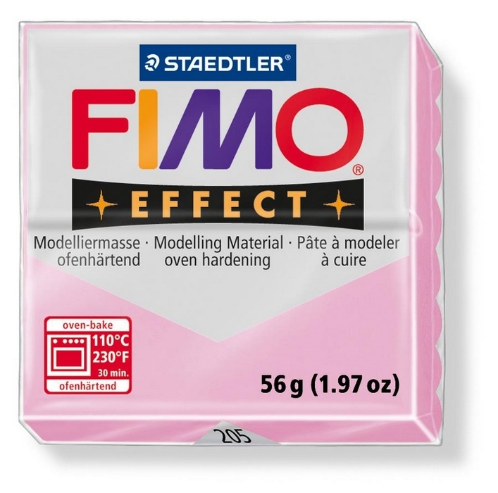 Fimo Effect Pastel Lichtrose 56gr